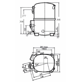 Компрессор Tecumseh TAG4546T_F1 T TC
