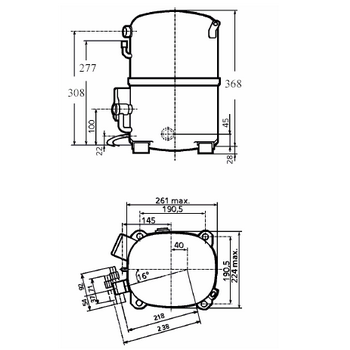 Компрессор Tecumseh TAG2513Z_F1 T TC