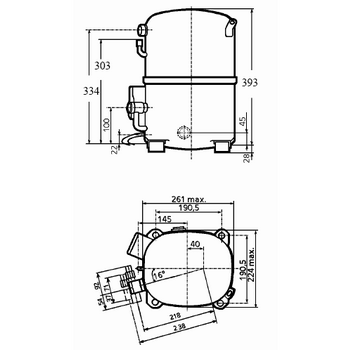 Компрессор Tecumseh TAG4568T_F1 T TC